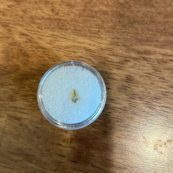 Buddha Jewelry - Chelsea - CZ - Threadless End - 14K Yellow Gold - Picture 3 of 4